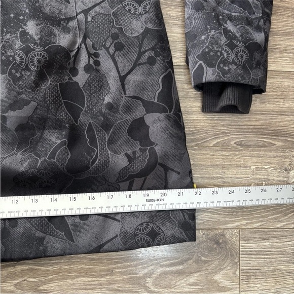 LOLE Insulated Waterproof Winter Parka Jacket Coat Womens M Black Floral flowers - Picture 16 of 16